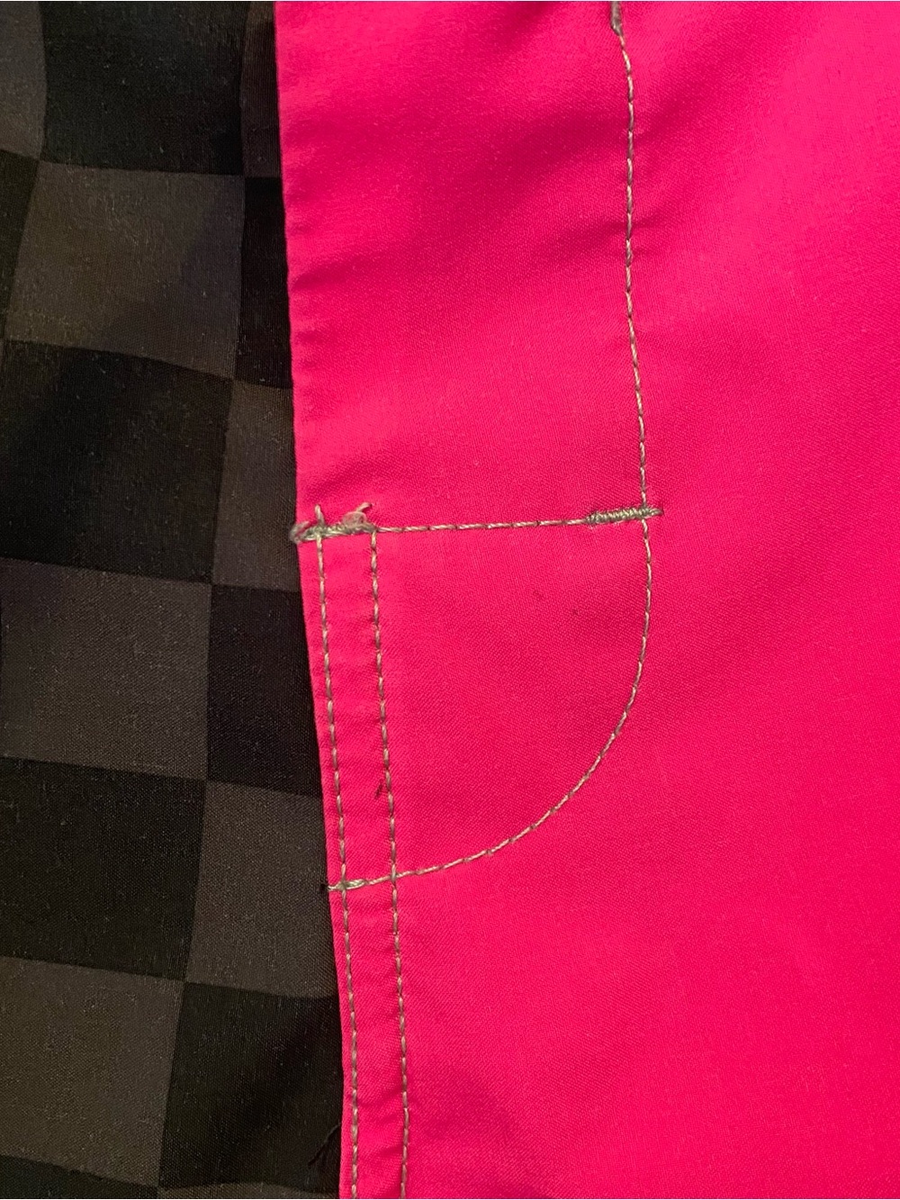 Vans T&C Surf Designs Hawaii Pink Board Shorts Mens 36 Black Check Drawstring - Picture 11 of 12